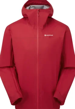 Waterproof Jackets-Montane Mens Cetus Lite Jacket - Acer Red