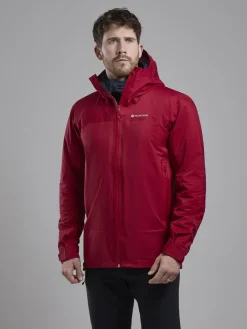 Waterproof Jackets-Montane Mens Cetus Lite Jacket - Acer Red