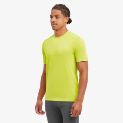 T-Shirts & Baselayers-Montane Mens Dart Lite T-Shirt - Citrus Spring