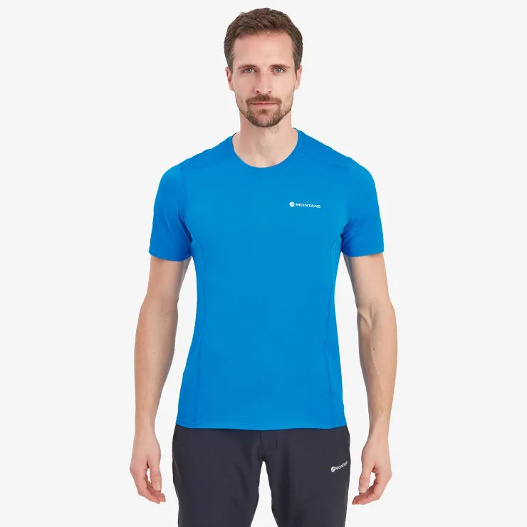 T-Shirts & Baselayers-Montane Mens Dart Lite T-Shirt - Electric Blue