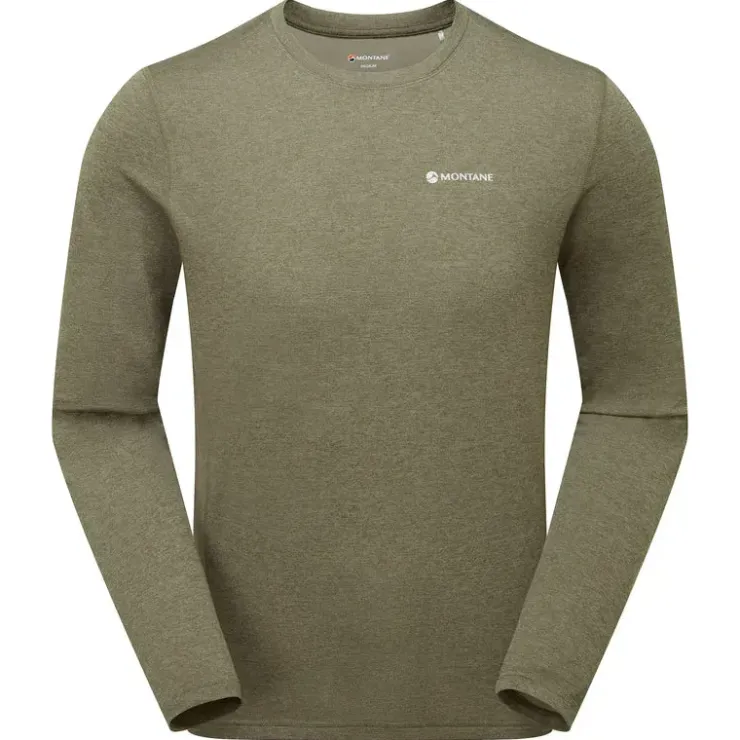 T-Shirts & Baselayers-Montane Mens Dart Long Sleeve T-Shirt - Caper