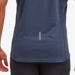 T-Shirts & Baselayers-Montane Mens Dart Nano T-Shirt - Eclipse Blue