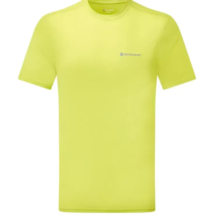 T-Shirts & Baselayers-Montane Mens Dart Nano T-Shirt - Citrus Spring