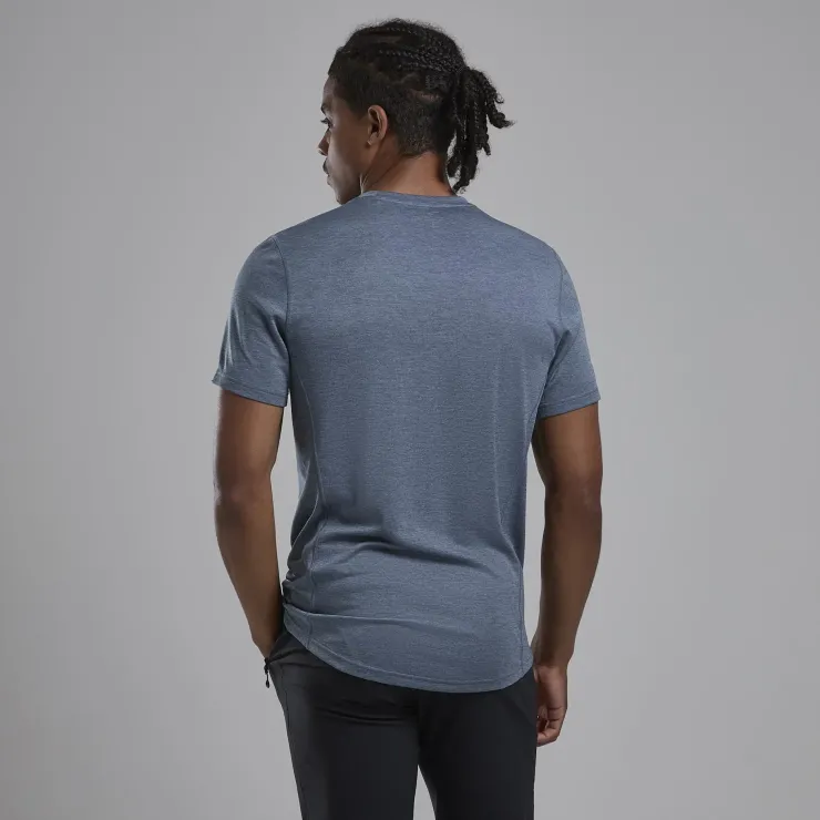 T-Shirts & Baselayers-Montane Mens Dart T-Shirt - Stone Blue