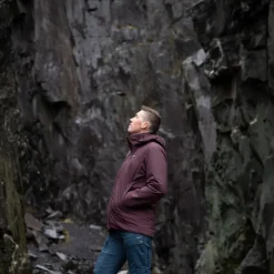 Waterproof Jackets-Montane Mens Duality Jacket - Dark Garnet