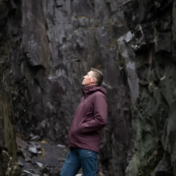 Waterproof Jackets-Montane Mens Duality Jacket - Dark Garnet