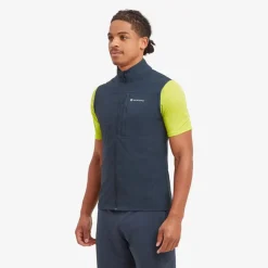 Vests & Gilets-Montane Mens Featherlite Gilet - Eclipse Blue