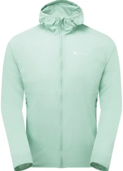 Windshirts-Montane Mens Featherlite Hoodie - Sea Mist
