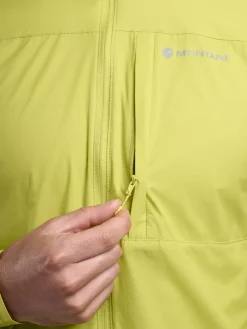 Windshirts-Montane Mens Featherlite Jacket - Citrus Spring