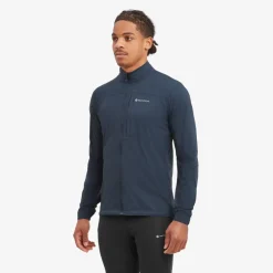 Windshirts-Montane Mens Featherlite Jacket - Eclipse Blue
