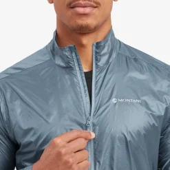 Windshirts-Montane Mens Featherlite Nano Jacket - Stone Blue