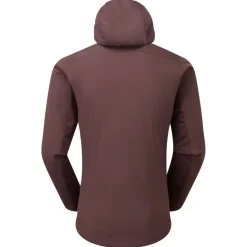 Insulated Jackets-Montane Mens Fireball Lite Hoodie - Dark Garnet