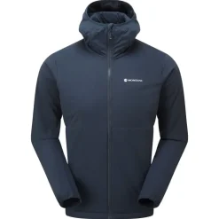 Insulated Jackets-Montane Mens Fireball Lite Hoodie - Eclipse Blue