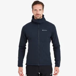 Insulated Jackets-Montane Mens Fireball Lite Hoodie - Eclipse Blue