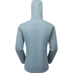 Insulated Jackets-Montane Mens Fireball Lite Hoodie - Stone Blue
