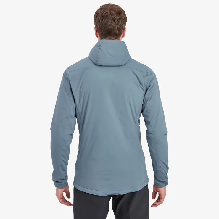 Insulated Jackets-Montane Mens Fireball Lite Hoodie - Stone Blue