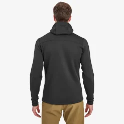 Fleece & Mid Layer-Montane Mens Fury Hoodie - Black