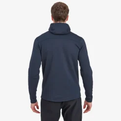 Fleece & Mid Layer-Montane Mens Fury Hoodie - Eclipse Blue