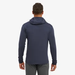 Fleece & Mid Layer-Montane Mens Fury Lite Hoodie - Eclipse Blue