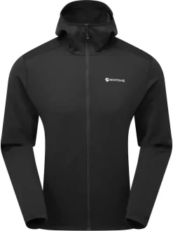Fleece & Mid Layer-Montane Mens Fury Lite Hoodie - Black