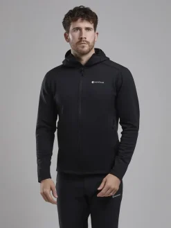 Fleece & Mid Layer-Montane Mens Fury Lite Hoodie - Black