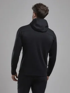 Fleece & Mid Layer-Montane Mens Fury Lite Hoodie - Black