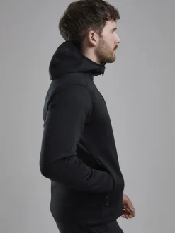 Fleece & Mid Layer-Montane Mens Fury Lite Hoodie - Black