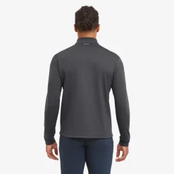 Fleece & Mid Layer-Montane Mens Fury Lite Pull-On - Midnight Grey