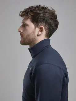 Fleece & Mid Layer-Montane Mens Fury XT Pull-On - Eclipse Blue