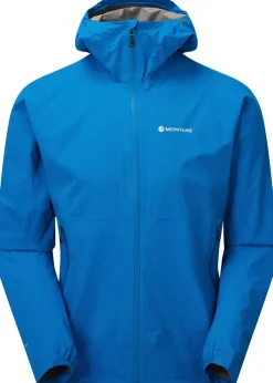 Waterproof Jackets-Montane Mens Minimus Lite Jacket - Electric Blue
