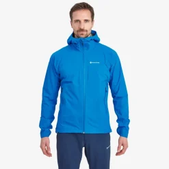 Waterproof Jackets-Montane Mens Minimus Lite Jacket - Electric Blue