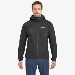 Waterproof Jackets-Montane Mens Minimus Lite Jacket - Black