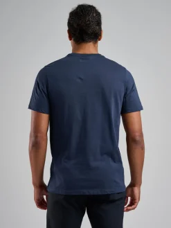 T-Shirts & Baselayers-Montane Mens Mono Logo T-Shirt - Eclipse Blue