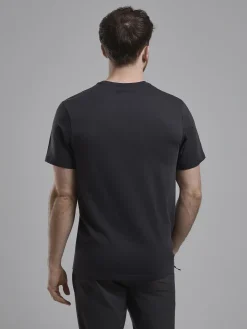 T-Shirts & Baselayers-Montane Mens Mono Logo T-Shirt - Midnight Grey