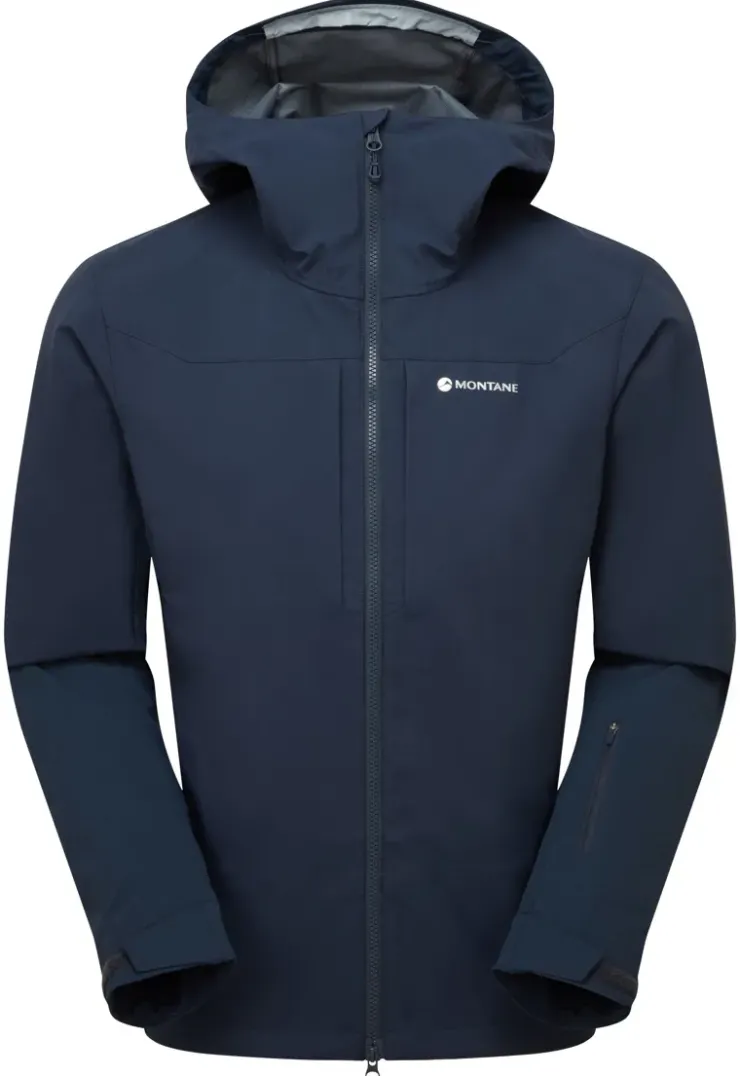 Softshell Jackets-Montane Mens Nordes Hoodie - Eclipse Blue