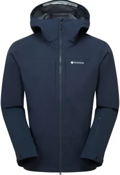 Softshell Jackets-Montane Mens Nordes Hoodie - Eclipse Blue