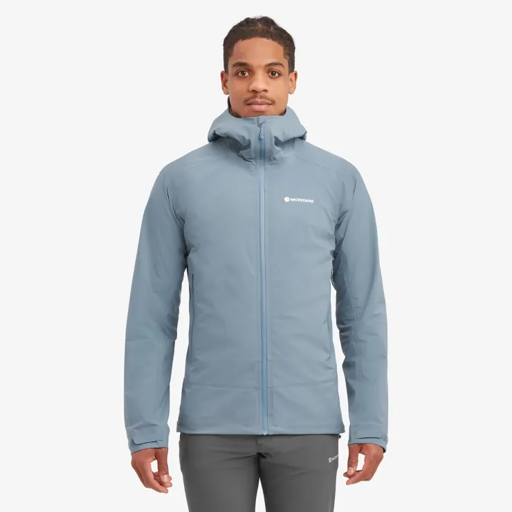 Waterproof Jackets-Montane Mens Phase Lite Jacket - Stone Blue