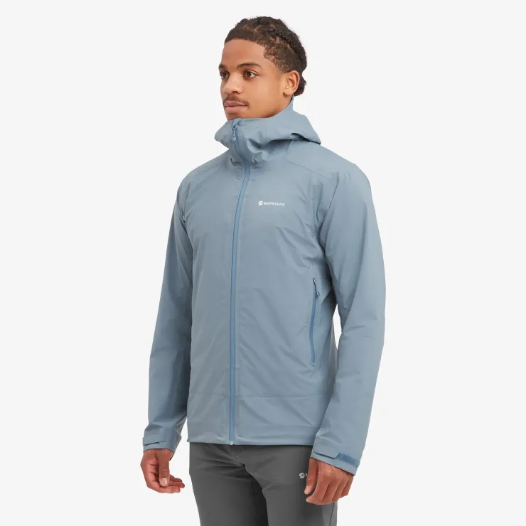 Waterproof Jackets-Montane Mens Phase Lite Jacket - Stone Blue