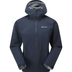 Waterproof Jackets-Montane Mens Phase Lite Jacket - Eclipse Blue