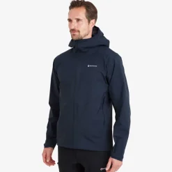 Waterproof Jackets-Montane Mens Phase Lite Jacket - Eclipse Blue