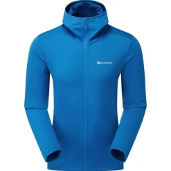 Fleece & Mid Layer-Montane Mens Protium Hoodie - Neptune Blue