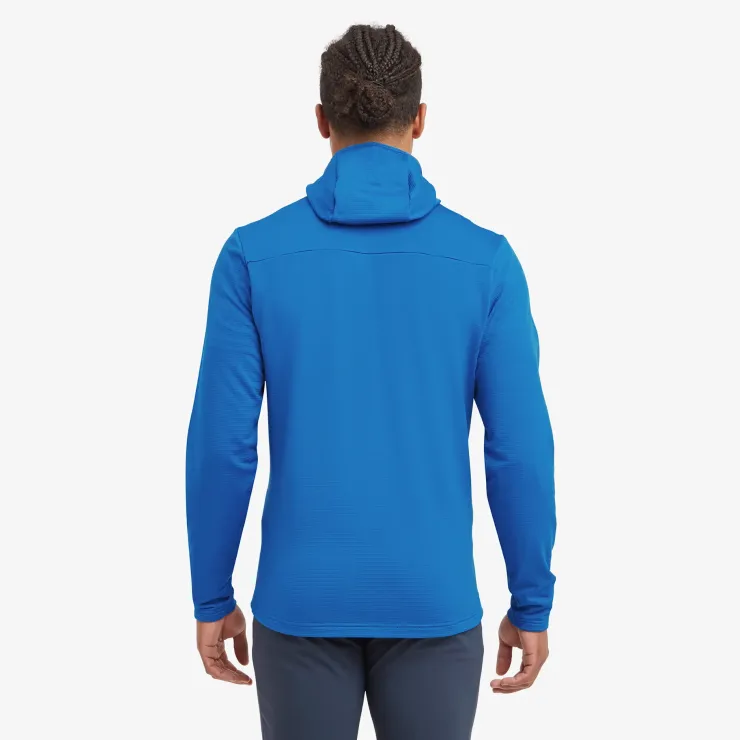 Fleece & Mid Layer-Montane Mens Protium Hoodie - Neptune Blue