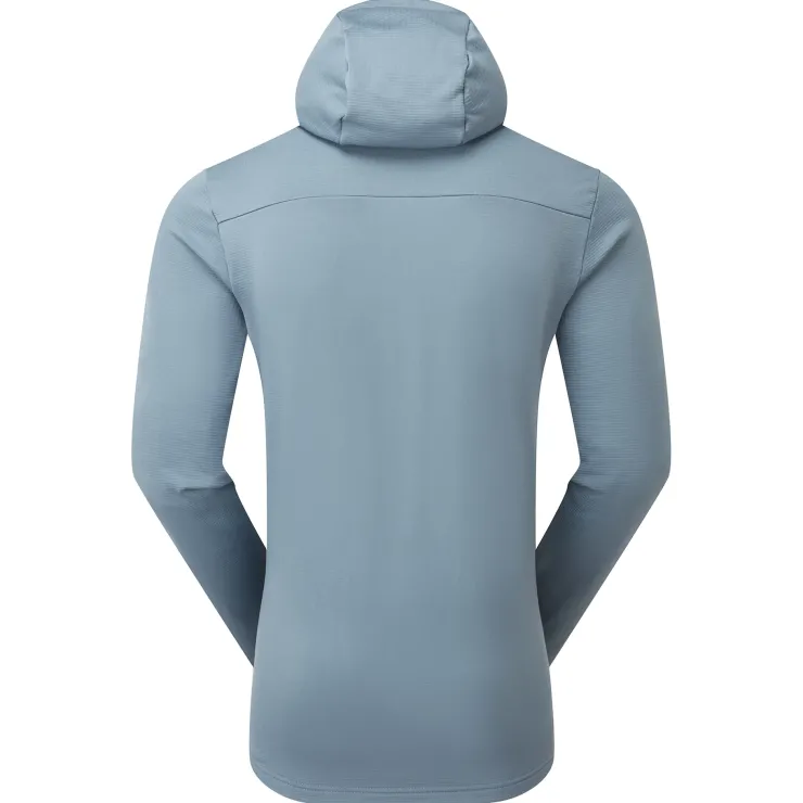 Fleece & Mid Layer-Montane Mens Protium Hoodie - Stone Blue