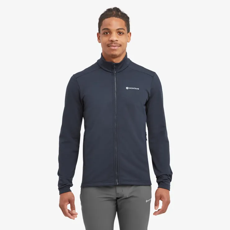 Fleece & Mid Layer-Montane Mens Protium Jacket - Eclipse Blue
