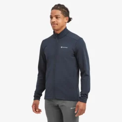 Fleece & Mid Layer-Montane Mens Protium Jacket - Eclipse Blue