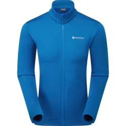 Fleece & Mid Layer-Montane Mens Protium Jacket - Neptune Blue