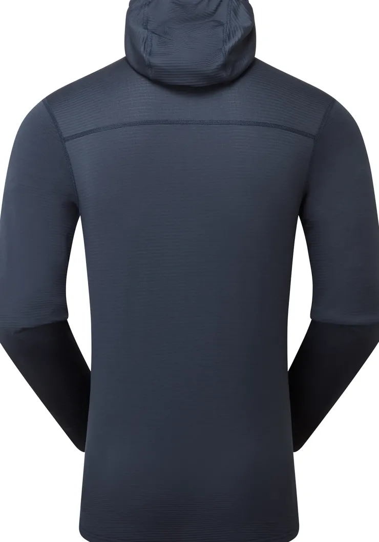 Fleece & Mid Layer-Montane Mens Protium Lite Hoodie - Eclipse Blue