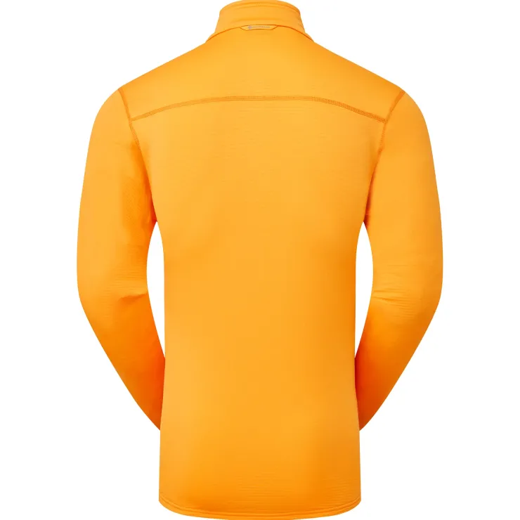 Fleece & Mid Layer-Montane Mens Protium Lite Pull-On - Nagami Orange