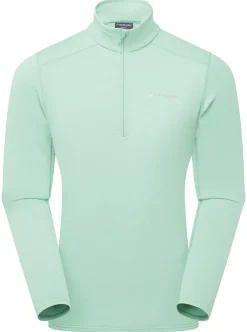Fleece & Mid Layer-Montane Mens Protium Lite Pull On - Sea Mist