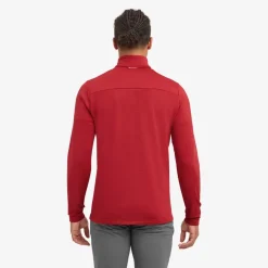 Fleece & Mid Layer-Montane Mens Protium Pull-On - Acer Red